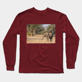 Namibia. Bushland. Elephant. Long Sleeve T-Shirt